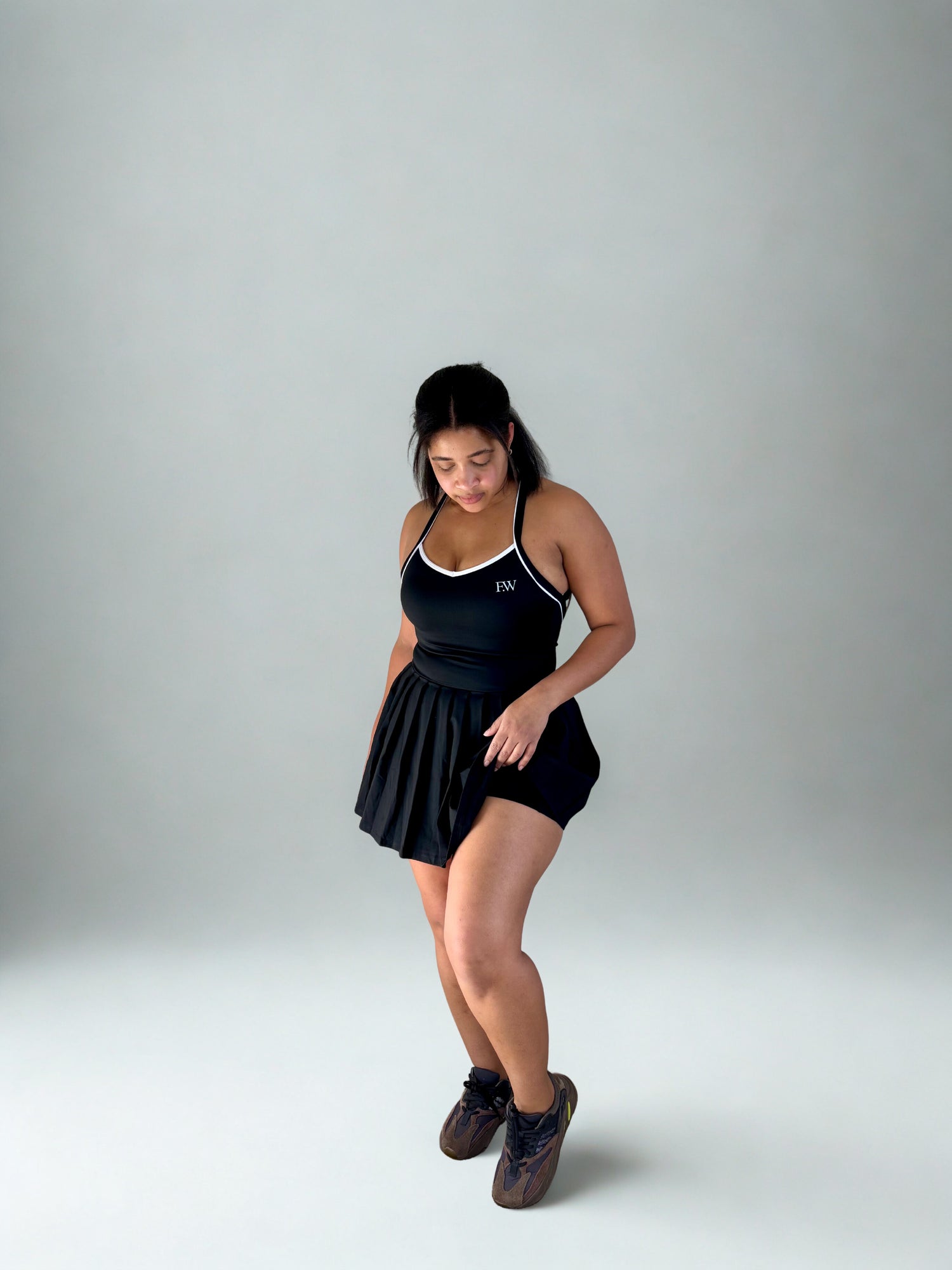 black dress
