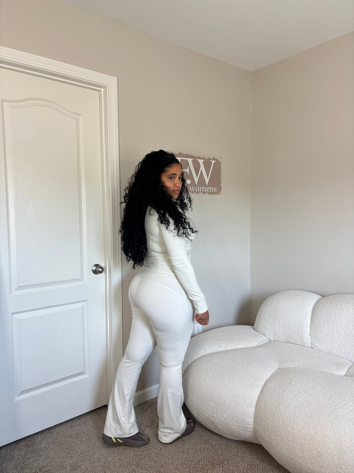 Zip Up Set-Bone
