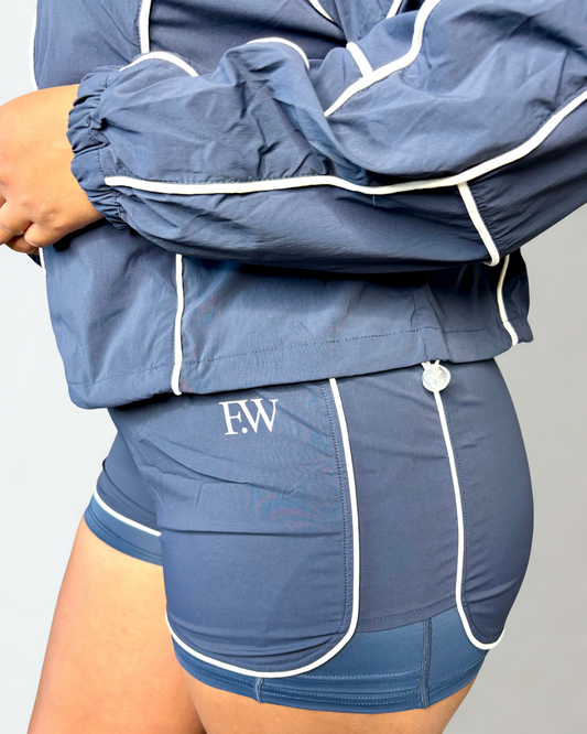 Zip Up Windbreaker Set