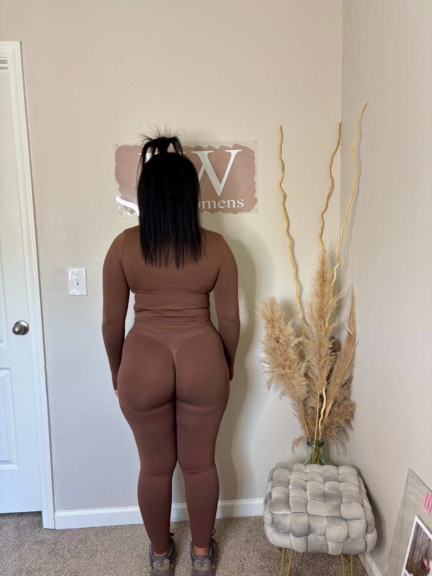 3pcs Brown Sport Set