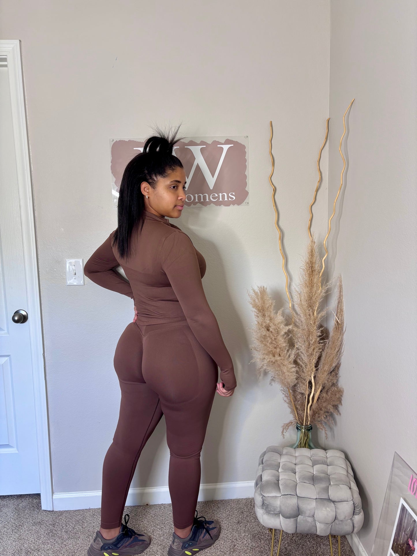 3pcs Brown Sport Set