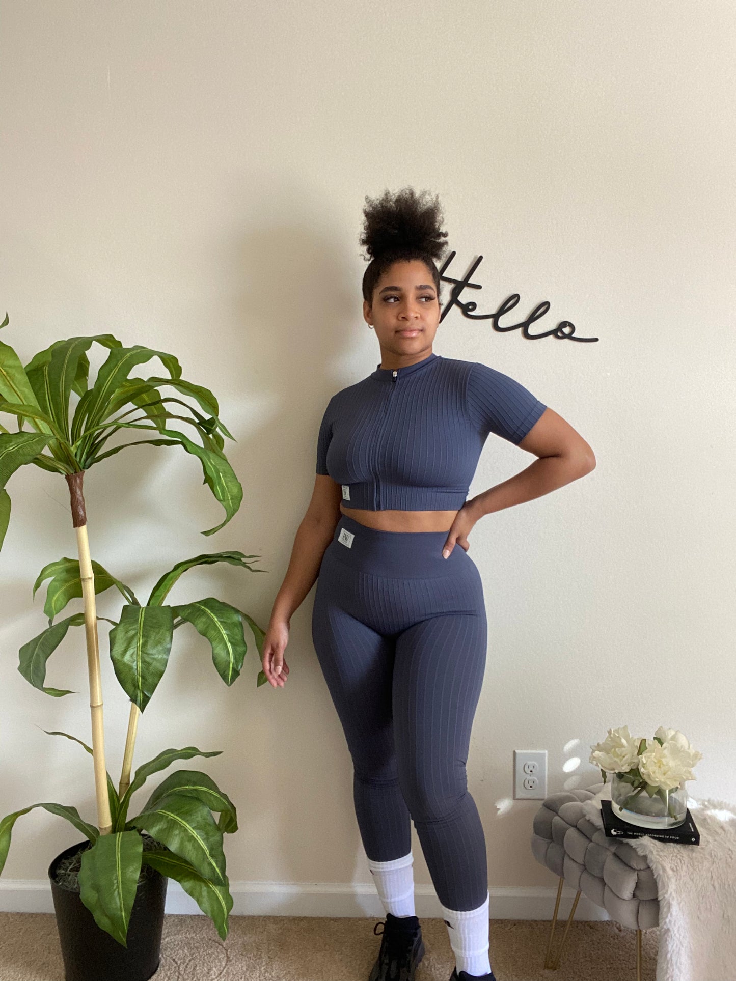 Pressure Crop Top Set